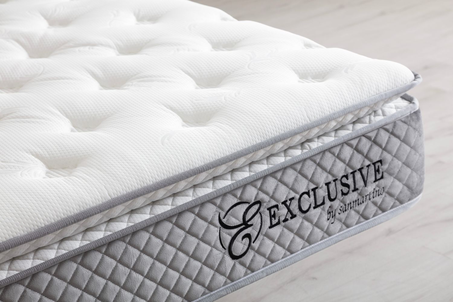 Matelas Exclusive Ressort 32cm d'Epaisseur Gris