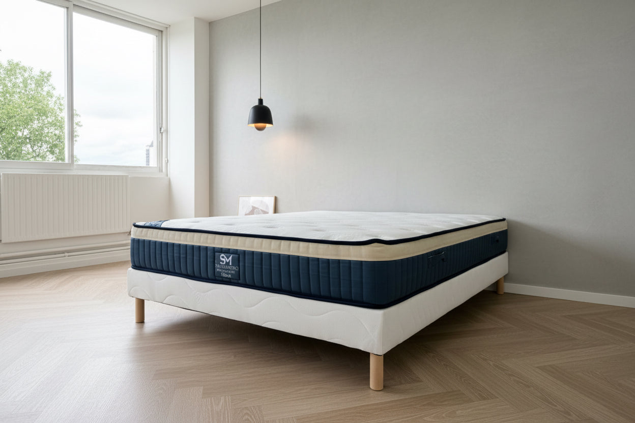Matelas HILTON Mousse : 140x190 – 160x200 – 180x200 - Épaisseur 25 cm