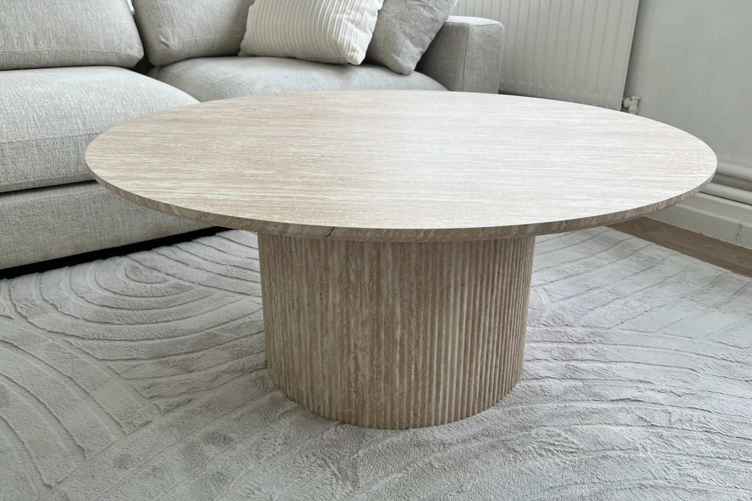Table Basse AZRA Effet Travertin