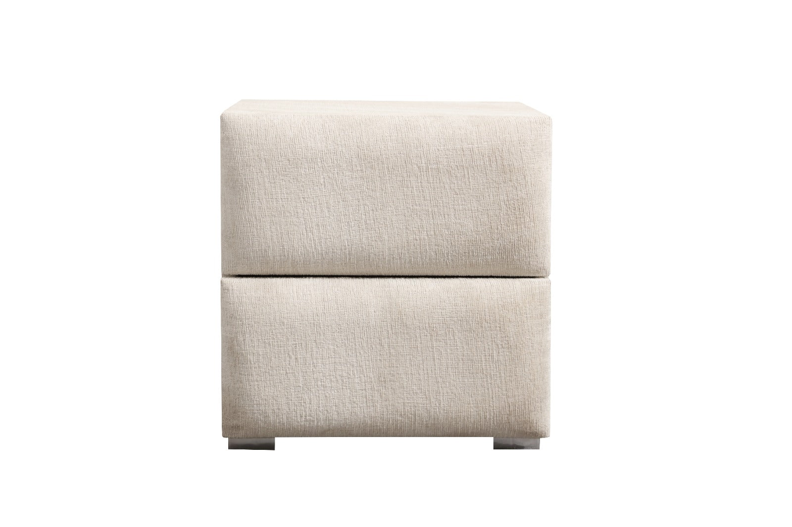 Lit Coffre EDA BLANC CASSE - Chenille