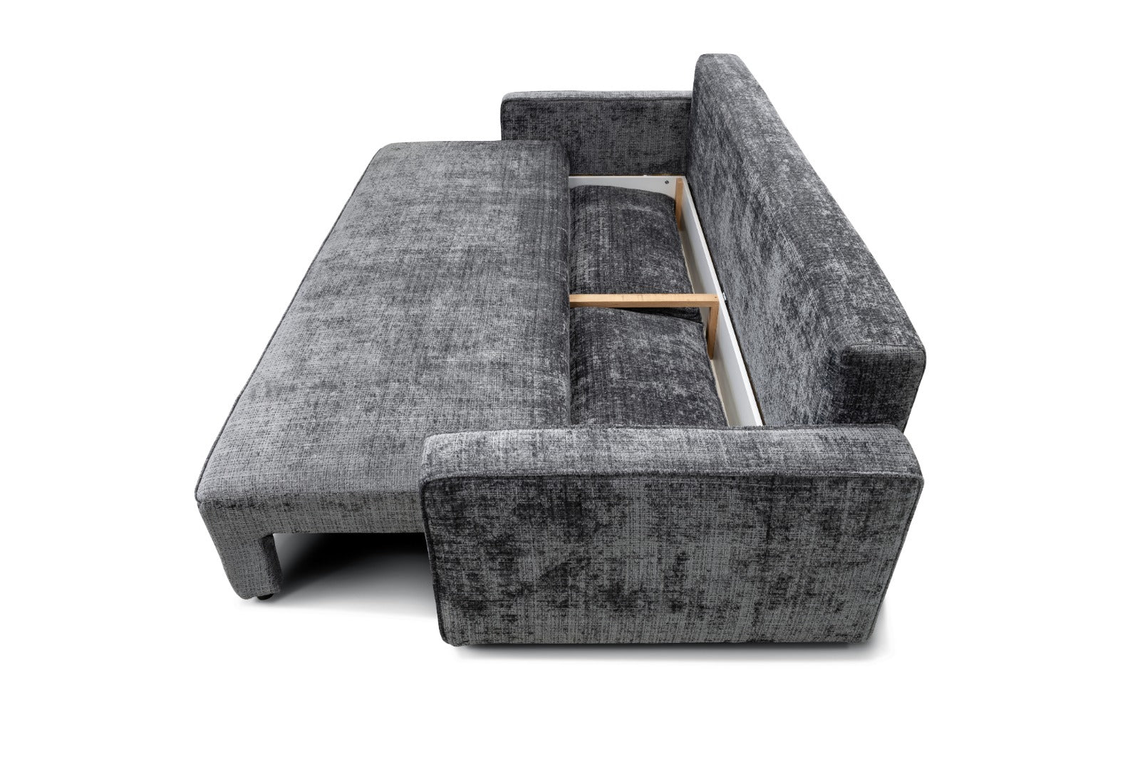 Canapé convertible NICOLE marbella gris anthracite