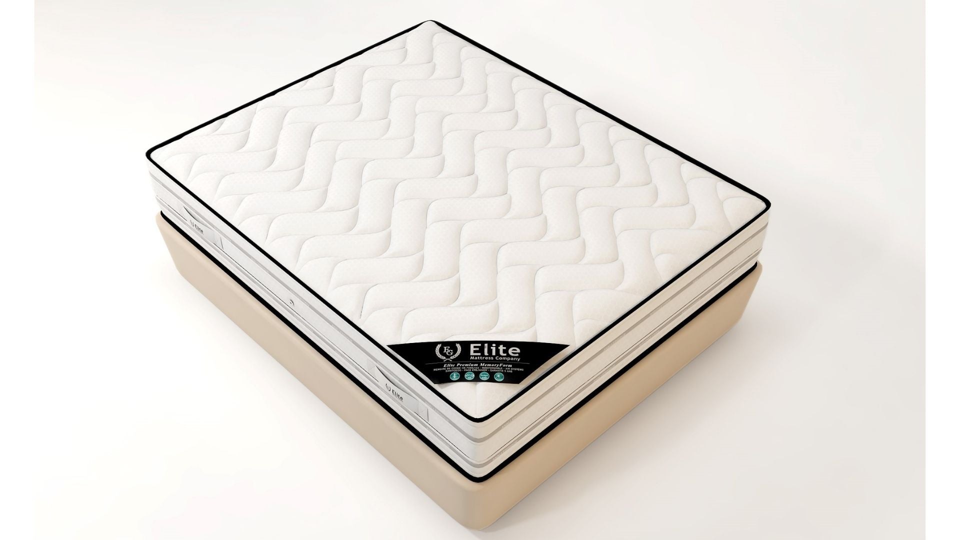 Sommier + Matelas Memoire de Forme 25cm d'Epaisseur