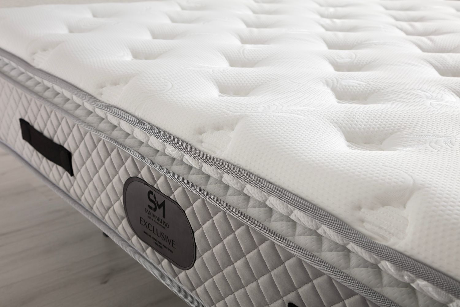 Matelas Exclusive Ressort 32cm d'Epaisseur Gris