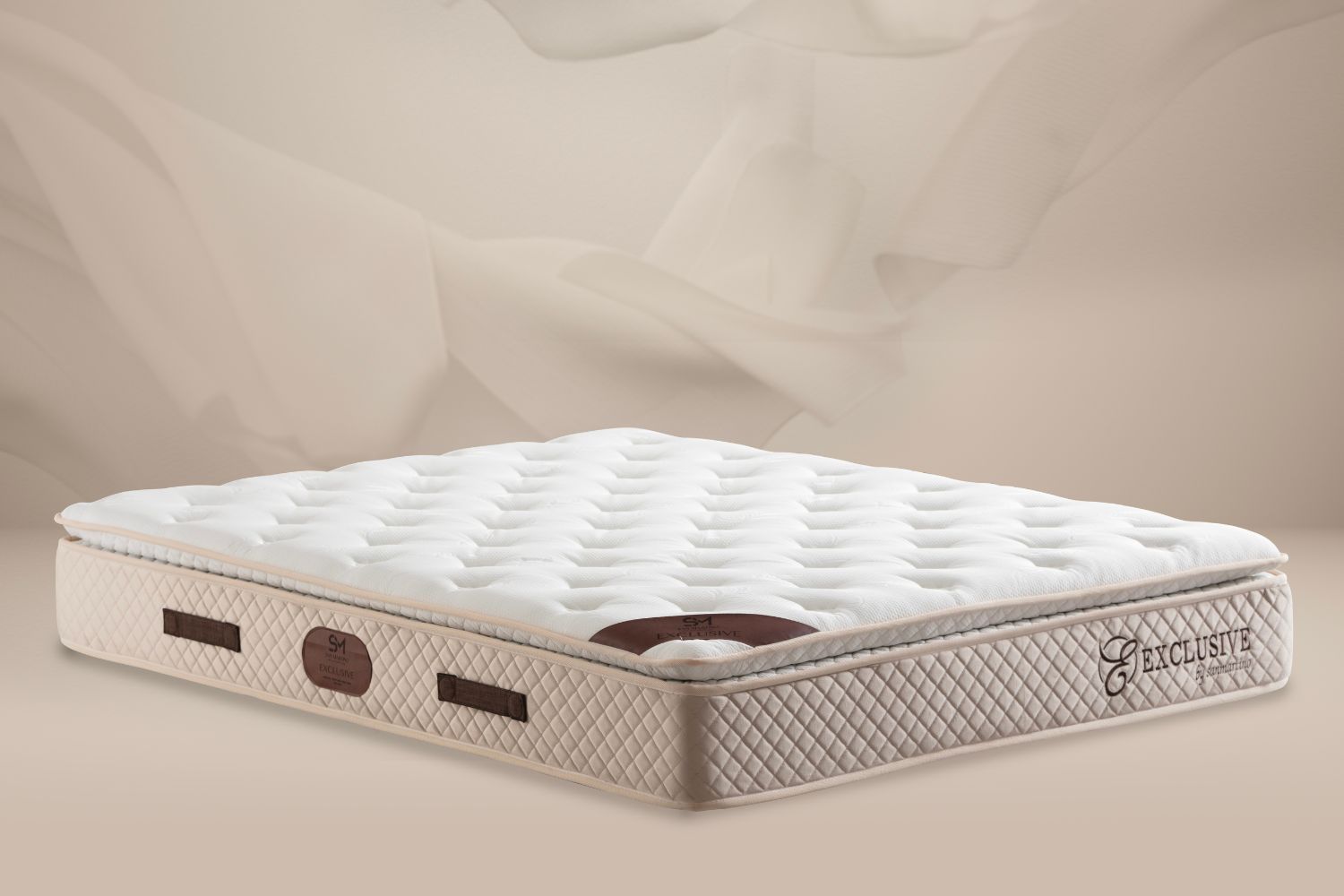 Matelas Exclusive Ressort 32cm d'Epaisseur Beige