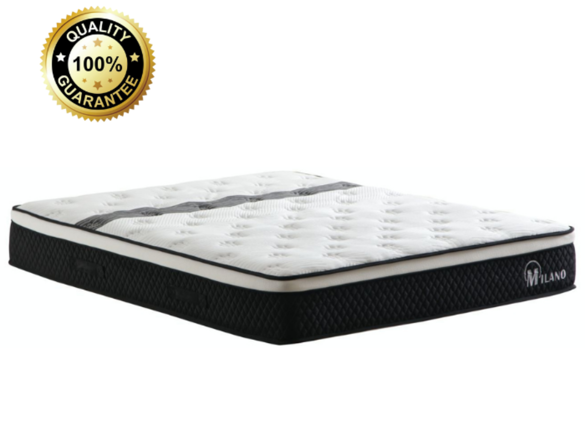 Matelas MILANO Deluxe 31 cm Ressorts Ensachés