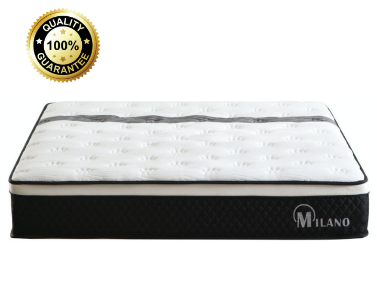 Matelas MILANO Deluxe 31 cm Ressorts Ensachés